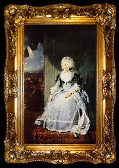 framed  Sir Thomas Lawrence Queen Charlotte, ta009-2